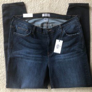 Judy Blue Handsand Dark Wash Rayon Skinny Jeans 8390 Straight Leg 1XL